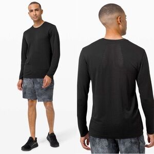 Lululemon Metal Vent‎ Breathe Long Sleeve Black M3BVUS Size Medium